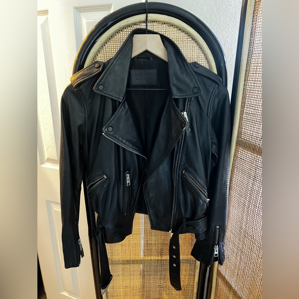 Gently Used Allsaints Leather jacket